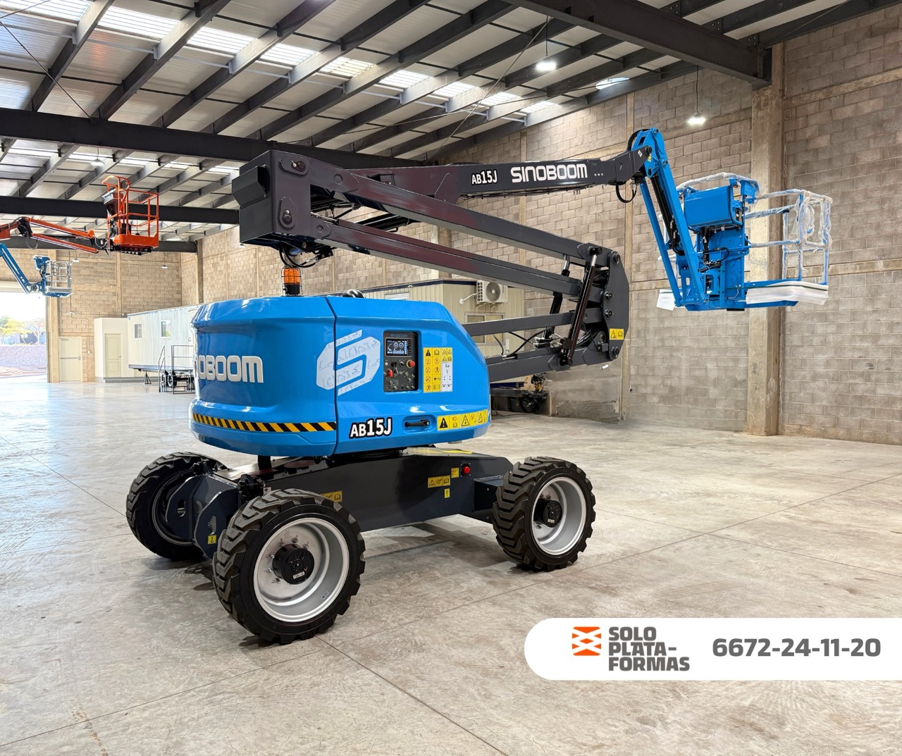 Sinoboom Diesel 4x4 45 pies Añ0 2020 2,000 hrs - 12