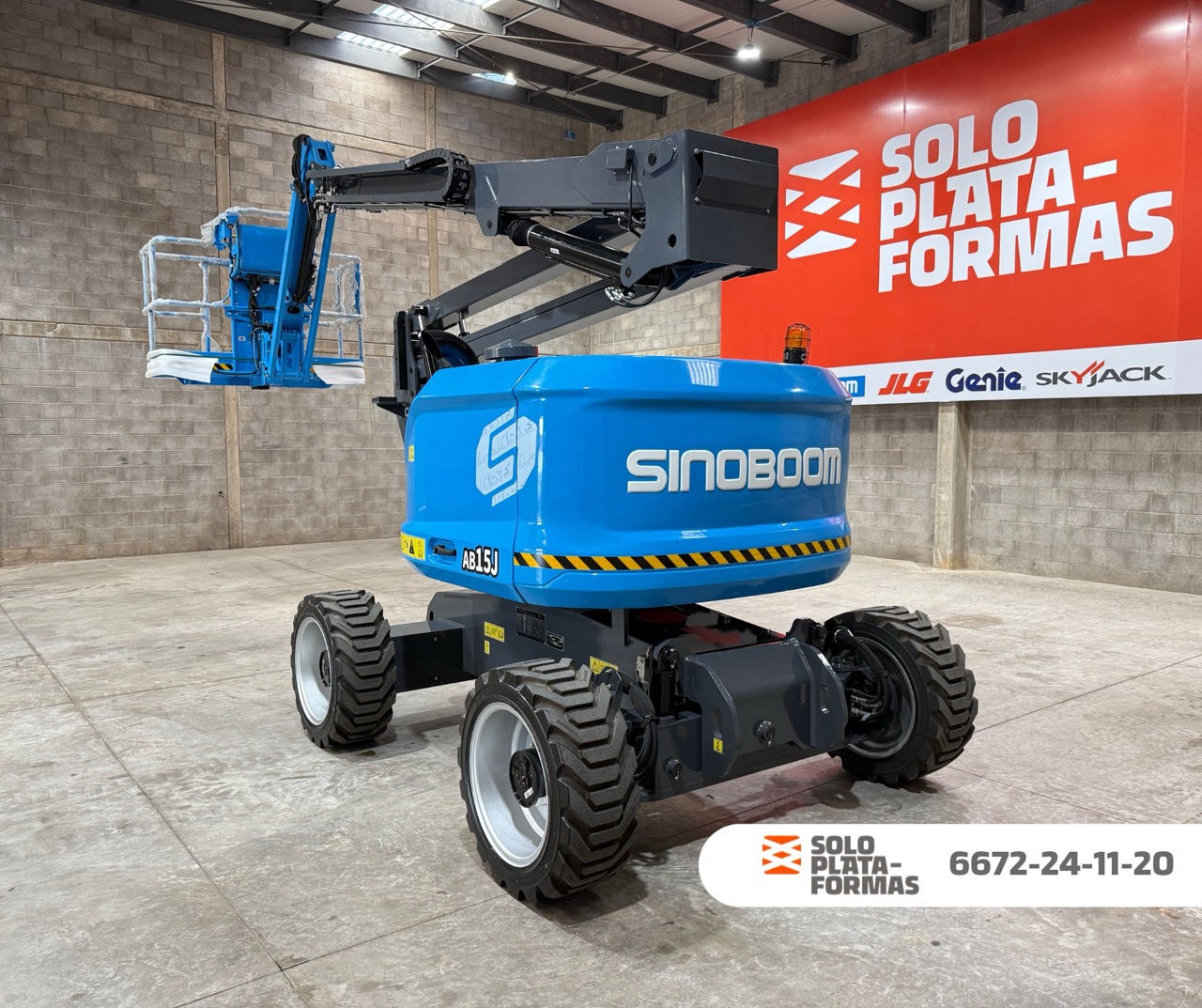 Sinoboom Diesel 4x4 45 pies Añ0 2020 2,000 hrs - 15
