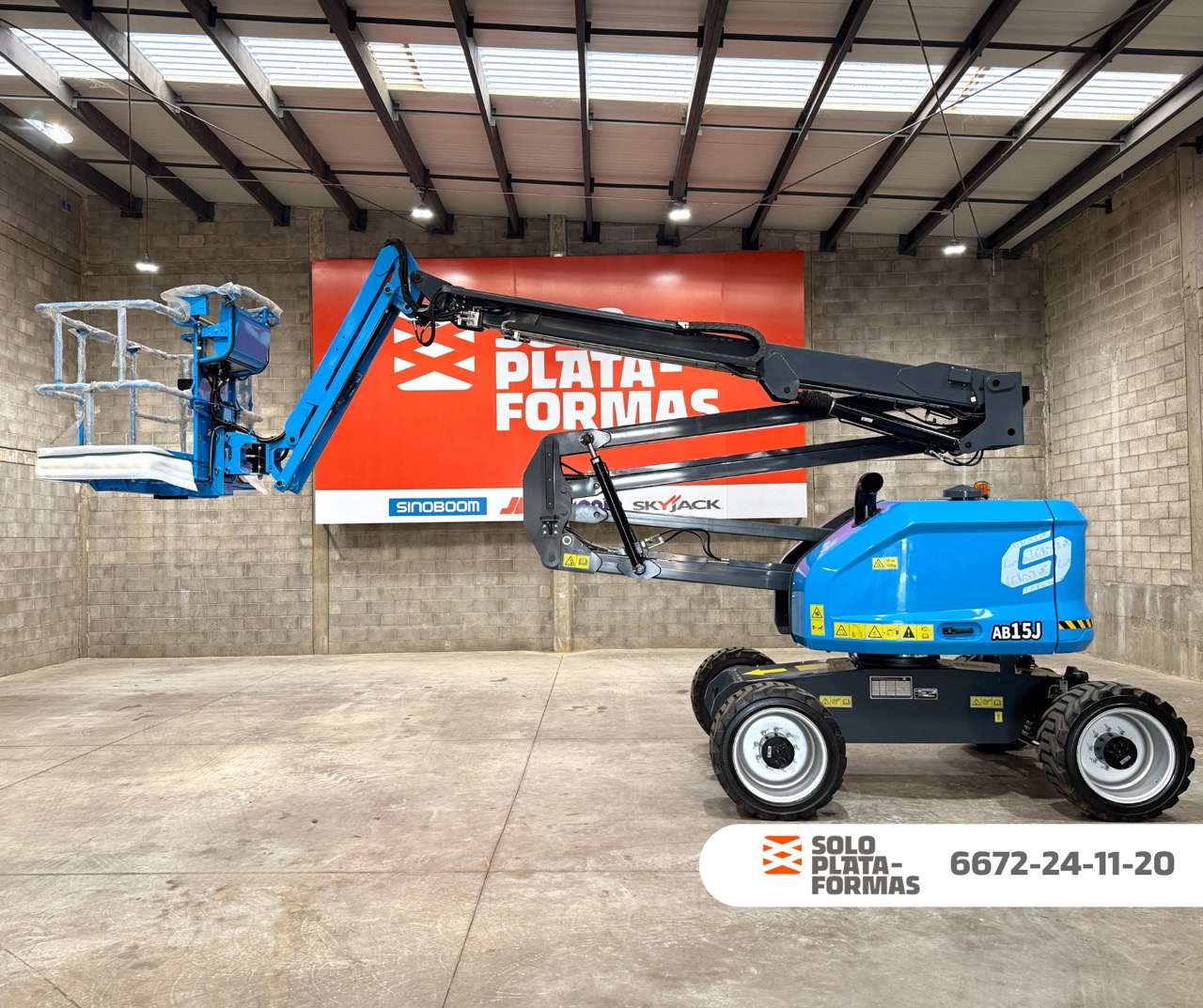 Sinoboom Diesel 4x4 45 pies Añ0 2020 2,000 hrs - 3