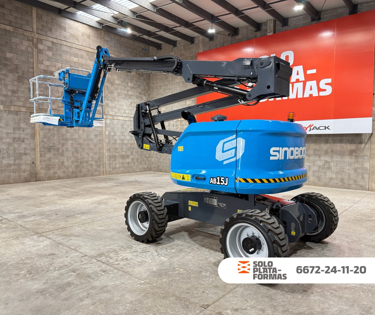 Sinoboom Diesel 4x4 45 pies Añ0 2020 2,000 hrs - 6