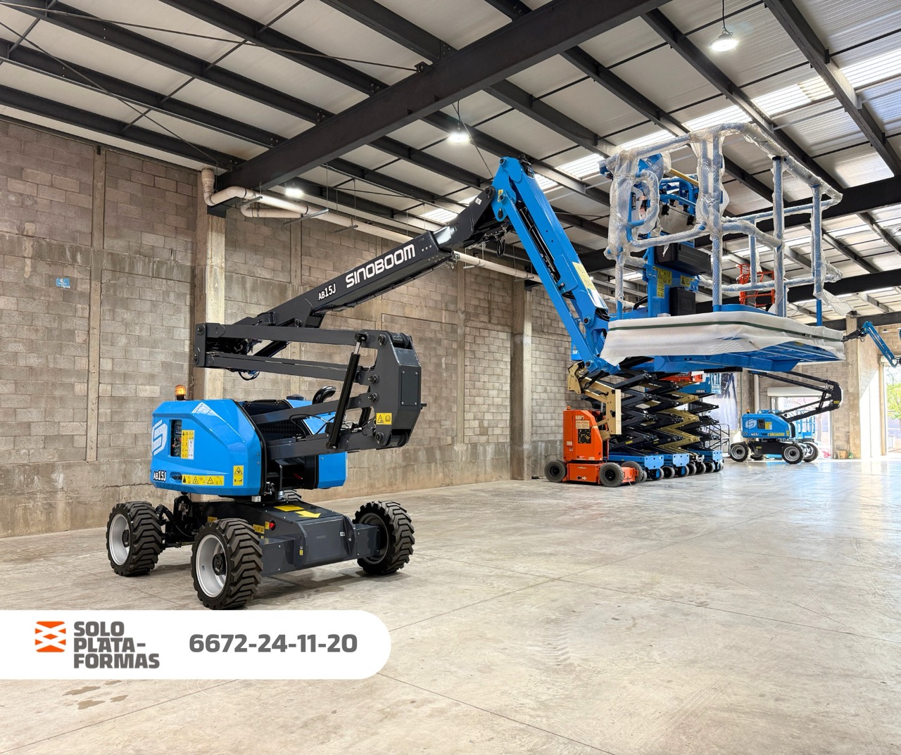 Sinoboom Diesel 4x4 45 pies Añ0 2020 2,000 hrs - 8